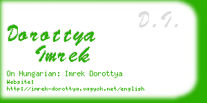 dorottya imrek business card